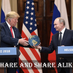 Trump and Putin share the world.